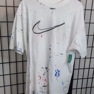 [NWOT] NIKE x FUTURA White Splatter T-Shirt